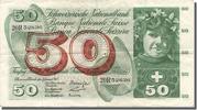 Switzerland 50 Franken Banknote, 1965-01-21 -