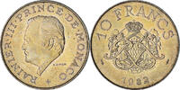 Monaco 10 Francs Rainier III, Copper-Nickel-Aluminum, KM:154 -
