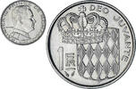 Monaco Franc Rainier III, Nickel, KM:140, Gadoury:MC 150 -