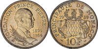 Monaco 10 Francs Rainier III, Nickel-Aluminum-Bronze, KM:162 -