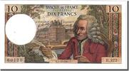 France 10 Francs Banknote, 10 F 1963-1973 ''Voltaire'', 1967-12-07 -