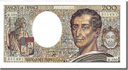 France 200 Francs Banknote, 200 F 1981-1994 ''Montesquieu'' -