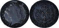 France Ecu Louis XV, Bayonne, Faux d'Epoque, Copper -