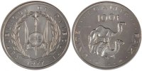 Djibouti 100 Francs Coin, Nickel, KM:E7 -