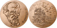Frankreich Medaille Eugène Boudin, Bronze, SS+ -