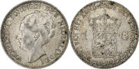 Netherlands Gulden Wilhelmina I, Silver, KM:161.1 -
