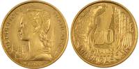 Madagascar 20 Francs Coin, Paris, Aluminum-Bronze -