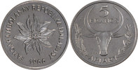Madagascar Franc Coin, Paris, Stainless Steel, KM:8 -