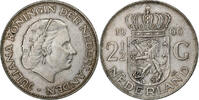 Netherlands 2-1/2 Gulden Juliana, Silver, KM:185 -