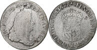 France 1/4 Ecu Louis XIV, 1/4 Écu de Flandre, Lille, Silver -
