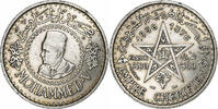 Morocco 500 Francs Mohammed V, Paris, Silver, Lecompte:293 -