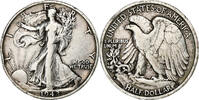 United States Half Dollar Walking Liberty, U.S. Mint, Silver -