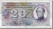 Switzerland 20 Franken Banknote, 1961-10-26 -