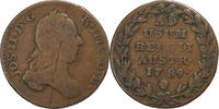 Austrian Netherlands 2 Liards, 2 Oorden Joseph II, Brussels, Copper -
