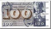 Switzerland 100 Franken Banknote, 1973-03-07 -