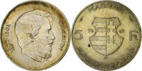 Hungary 5 Forint Budapest, Silver, KM:534a -