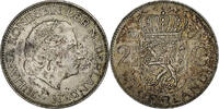 Netherlands 2-1/2 Gulden Juliana, Silver, KM:185 -