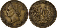 French West Africa 25 Francs Paris, Aluminum-Bronze -