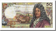 50 Francs 1973 Frankreich Geldschein, 50 F 1962-1976   Racine  , 1973-11-08 UNZ