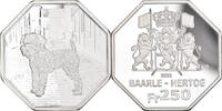 Belgium 250 Francs, 250 Frank Coin, Baarle-Hertog, FDC.BE -