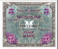 Germany 5 Mark Banknote -