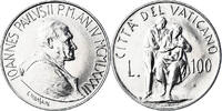 VATICAN CITY 100 Lire Coin, John Paul II, FDC, Stainless -