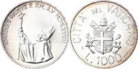 VATICAN CITY 1000 Lire Coin, John Paul II, Roma, FDC, Silver -