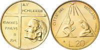 VATICAN CITY 20 Lire Coin, John Paul II, FDC -