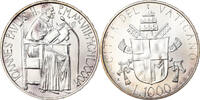 VATICAN CITY 1000 Lire Coin, John Paul II, FDC, Silver -