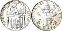 VATICAN CITY 1000 Lire Coin, John Paul II, FDC, Silver -