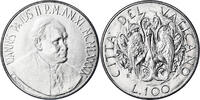 VATICAN CITY 100 Lire Coin, John Paul II, FDC, Stainless -