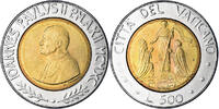 VATICAN CITY 500 Lire Coin, John Paul II, FDC, Bi-Metallic -