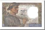 France 10 Francs Banknote, 10 F 1941-1949 ''Mineur'', 1947-10-30 -