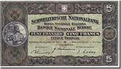 Switzerland 5 Franken Banknote, 1939-05-17 -