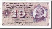 Switzerland 10 Franken Banknote, 1972-01-24 -