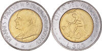 VATICAN CITY 500 Lire Coin, John Paul II, Roma, Bi-Metallic -