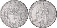 VATICAN CITY 2 Lire Coin, Pius XII, Stainless Steel, KM:36 -