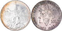 VATICAN CITY 500 Lire Coin, John Paul II, Roma, FDC, Silver -
