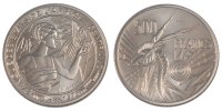 Central African States 500 Francs Coin, Paris, Nickel, KM:E9 -