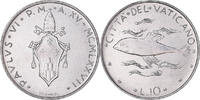 VATICAN CITY 10 Lire Coin, Paul VI, Aluminum, KM:134 -