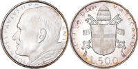 VATICAN CITY 500 Lire Coin, John Paul II, Silver, KM:148 -
