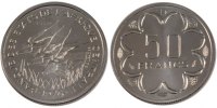 West African States Franc Coin, Steel, KM:8 -