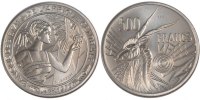 Central African States 500 Francs Coin, Paris, Nickel, KM:E9 -