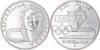 Italy 500 Lire Coin, Olympische Spiele 1992 in Barcelona FB, Rome, FDC -