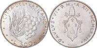VATICAN CITY 500 Lire Coin, Paul VI, Roma, Silver, KM:123 -
