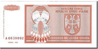 Croatia 1 Milliard Dinara Banknote -
