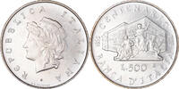 500 Lire 1993 R Italien Münze, Centennial - Bank of Italy, Rome, BU, STGL STGL
