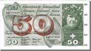 Switzerland 50 Franken Banknote, 1961-12-21 -