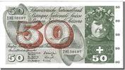 Switzerland 50 Franken Banknote, 1965-01-21 -