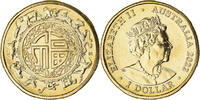 Australia Dollar Coin, Lunar Circle, Aluminum-Bronze -